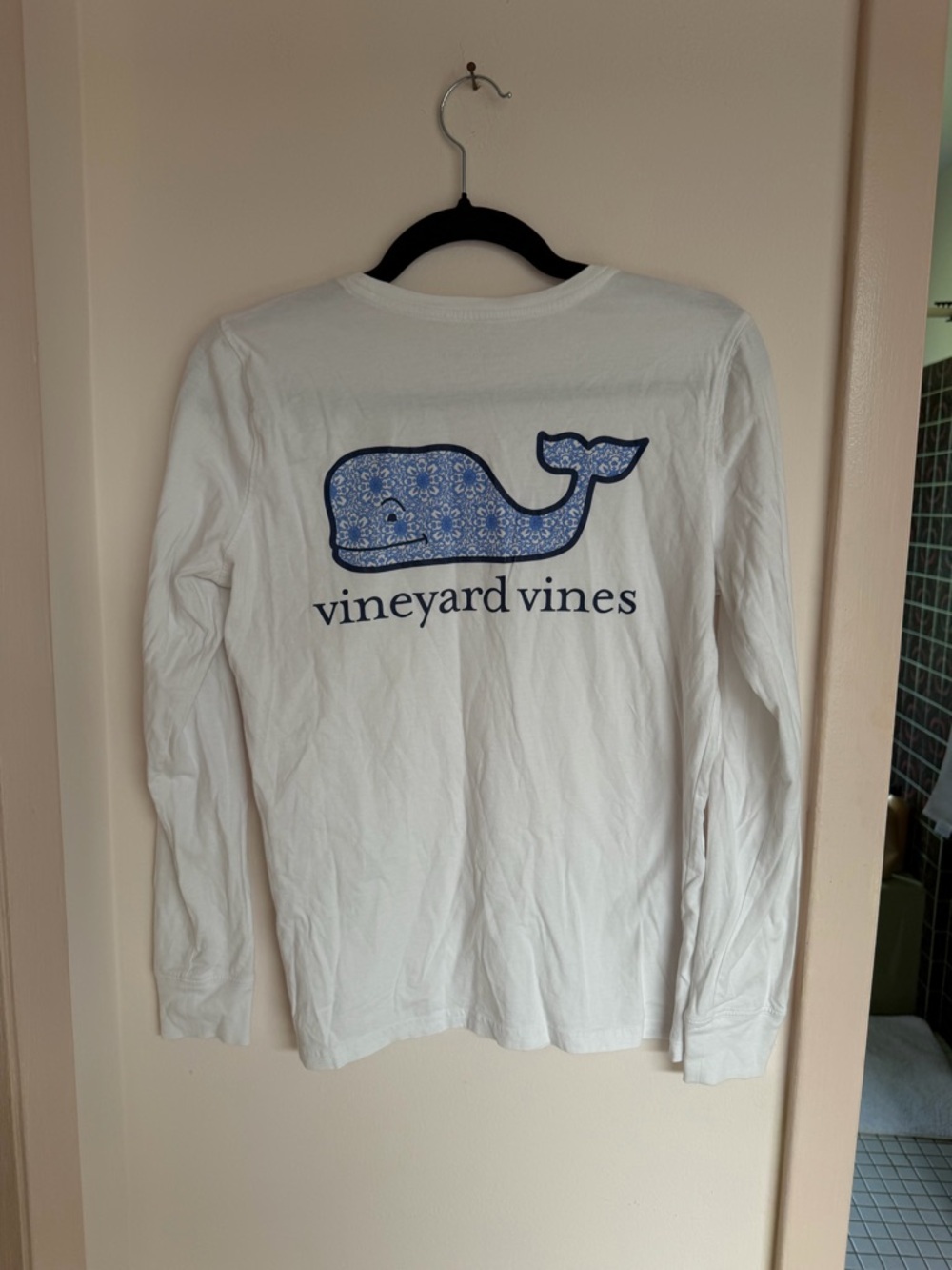Vineyard Vines White Long Sleeve Tee